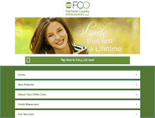 Tablet Screenshot of bracesfairfield.com